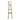 Mango Wood Shelved Floor Lamp Natural Solid Mango Frame