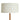 Wood and Brass Stick Floor Lamp Walnut Natural Modern Reading Light