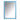 Blue 3mm Metal Frame Scalloped Wall Mirror 98x69cm Decor