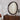 Mango Wood Irregular Wall Mirror 120x100cm Easy Mounting UK