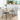 Drew Folding Bamboo 2 Seater Table White Compact Kitchen Furniture
