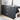 Panama 2 Door 3 Drawer Sideboard Black Metal Handles FSC