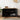 GFW Lancaster 2 Door Shoe Storage Cabinet Black & Oak 2 Fixed Shelves
