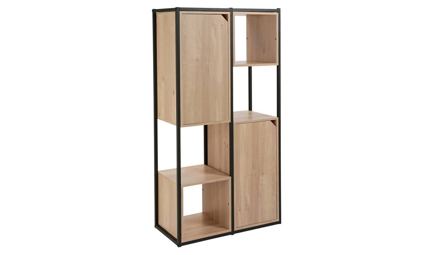 Loft Living Shelving Unit Light Oak Living Room Bedroom UK