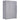 Double Heavy Duty Covered Rail Grey Garment Rail Wardrobe Storage