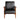 Watson Faux Leather Chair Black Modern Living Room Accent Furniture