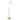 Coleman Glass Shade Metal Floor Lamp Brass Reading Light