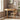 Simone 1 Drawer Corner Office Desk Natural Compact Design