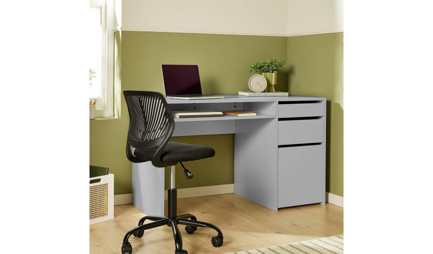 Pepper 2 Drawer Large Office Desk Modern Home Office Workspace