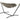 Hammock with Metal Stand Black White Steel Frame Garden