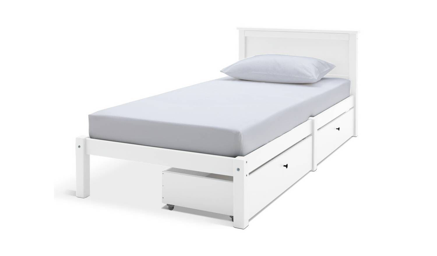 Brooklyn Single Bed Frame Drawer 2 Drawers