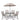 Santa Rosa 6 Piece Dining Set Natural Parasol Included Garden