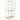 Flicka Open 5 Shelf Wardrobe Pine Storage Organiser Bedroom Furniture