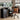Malibu 3 Drawer Office Desk Black & Brown Compact Study Table