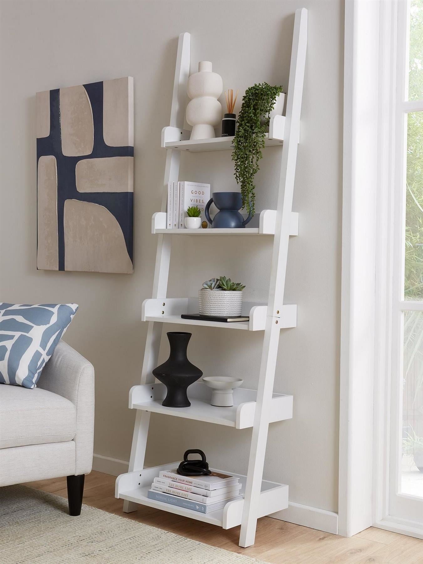 Rebel Ladder Shelf Home Office Bedroom Living Room UK