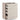 Prague Graduated 4 + 2 Drawer Chest Oatmeal Storage Organiser Bedroom