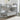Domino Metal Bunk Bed Frame with Ladder And Guard Rail On Top Bunk - Silver