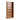 Maine Deep Bookcase Oak Effect Storage Organiser Shelf Living Room