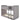 Charlie Fabric Bunk Bed Grey | Upholstered | 70kg Load | Metal Ladder