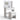 GFW Eva 2 Drawer White Dressing Table Set with LED Mirror And Stool