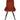 Marlo Pair of Velvet Dining Chairs Rust Black Scandinavian Design UK