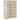 Covered Double Wardrobe Cream Storage Organiser Bedroom Furniture