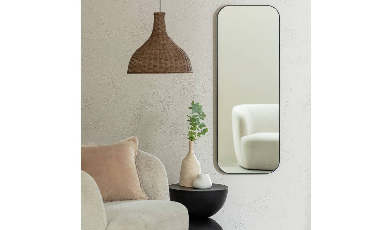 Full Length Wall Mirror 120x45cm Hallway Dressing Area