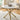 Savannah 120cm Round Ceramic Dining Table White Brass Modern Kitchen