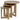Julian Bowen Nidri Nest of 3 Tables Natural Modern Living Room Furniture
