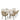 Greneda 6 Seater Dining Set Natural Outdoor Table With Chairs