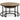 Nomad Nest of 2 Coffee Tables Oak Modern Living Room Furniture Set
