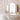 Gold Vintage Curved Dressing Table Mirror 75x60cm Vanity Mirror Decor