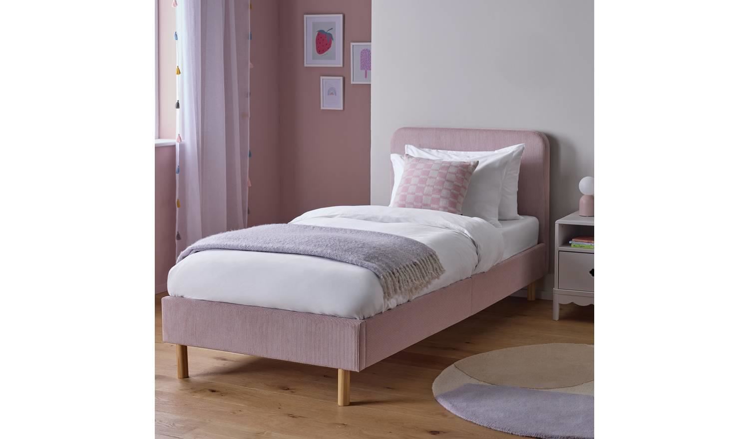 Arden Single Upholstered Bed Frame Bedroom