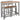 Chicago Oak Grey Bar Table & 2 Grey Chairs For Small Spaces UK