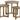 Julian Bowen Nidri Nest of 3 Tables Natural Modern Living Room Furniture