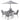Seville 6 Piece Cushioned Dining Set Garden Patio Furniture UK