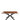 Chopstick 160x90cm Wood Top Dining Table Brown Black Metal Legs