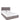Nova Fabric End Lift up Storage Ottoman King Bed Grey Stylish and Comfortable