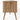 GFW Rowan 2 Door 2 Shelf Oak TV Unit Oak Effect UK