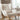 CuddleCo Marley Nursing Chair & Footstool Off White | Boucle Fabric | Rocker