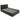 Marston Faux Leather Side Lift Up Storage Ottoman Bed Small Double Black