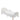 Liberty House White Toddler Bed | Low to Ground | Safety Rails | From 18 months