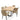 Capri 6-Seater Outdoor Dining Set Garden Contemporary Style