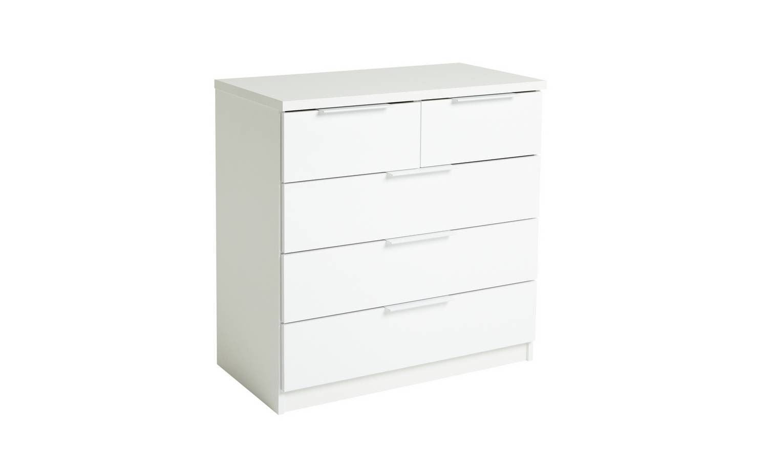 Hallingford 5 Drawer Chest Gloss Bedroom