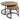 Nomad Nest of 2 Coffee Tables Oak Modern Living Room Furniture Set