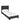 Ellis Faux Leather Single Bedframe Black Modern Upholstered Bed