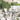 Versailles 11-Piece Garden Set Stone | 6 Chairs + Table + Parasol | Stackable