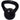 Pro Fitness 12kg Kettlebell Cast Iron Black Home Workout