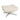 Dawson Fabric Swivel Footstool Natural Modern Design Multi Functional UK