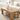 Panama Coffee Table Oak Effect | Chunky Angular Legs | Low Magazine Shelf